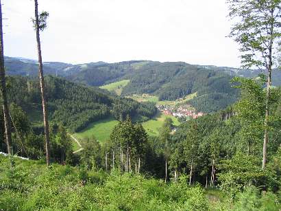 Blick in unser Dorf Mhlenbach