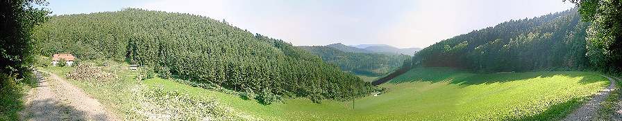 Panoramabild nach Osten und Sden